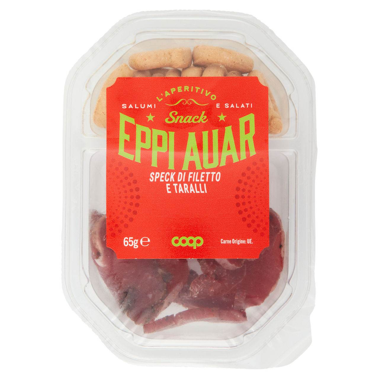 Snack a base di speck e taralli 65 gr
