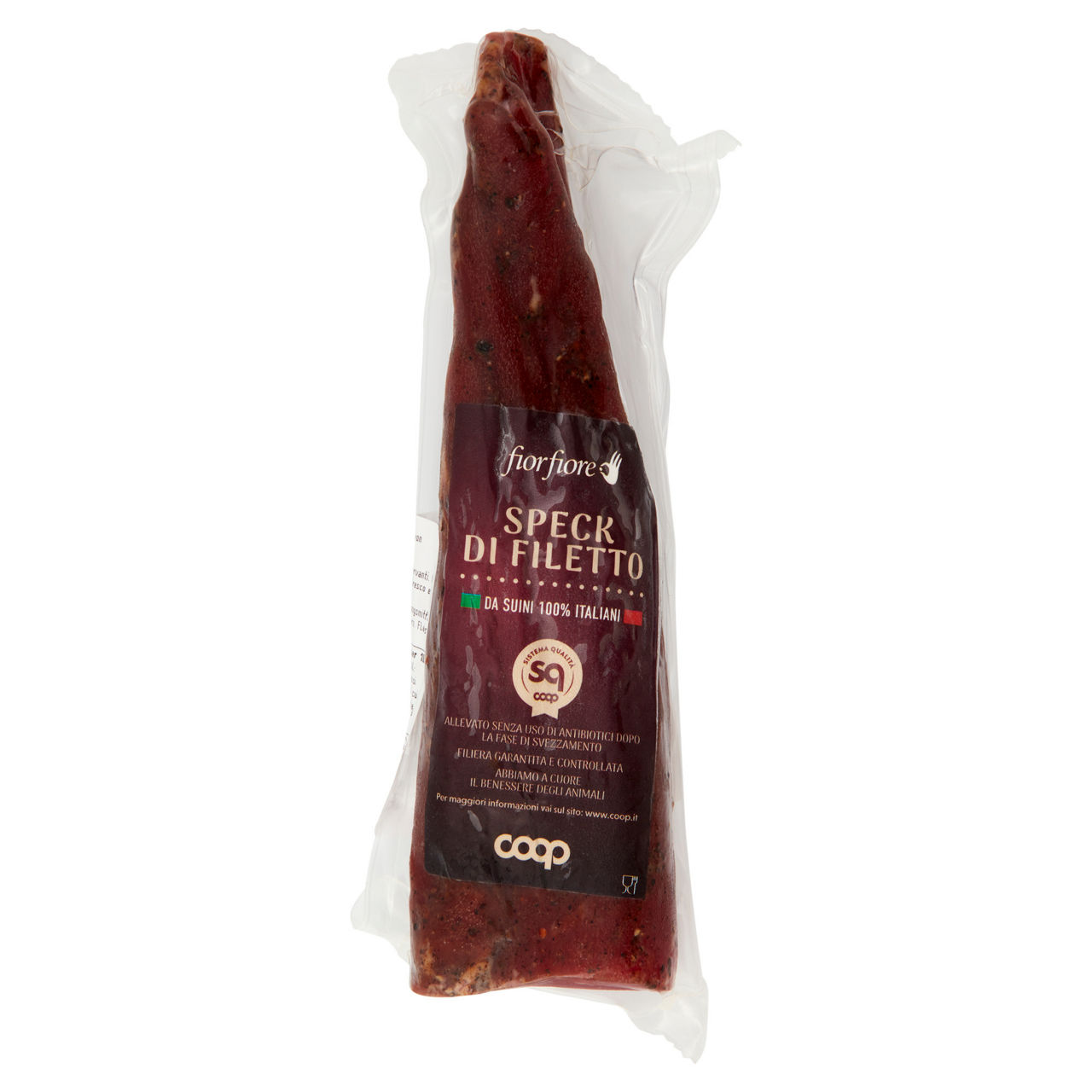 Trancio di speck di filetto da suini 100% italiani - Immagine 01