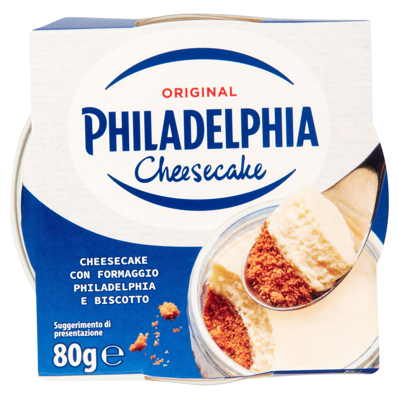 Cheesecake con philadhelphia e biscotto 80 gr - Immagine 01