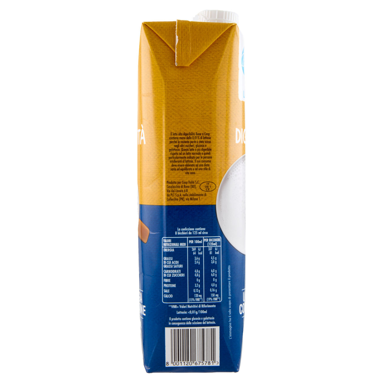 Latte intero alta digeribilità UHT 1 lt - Immagine 11