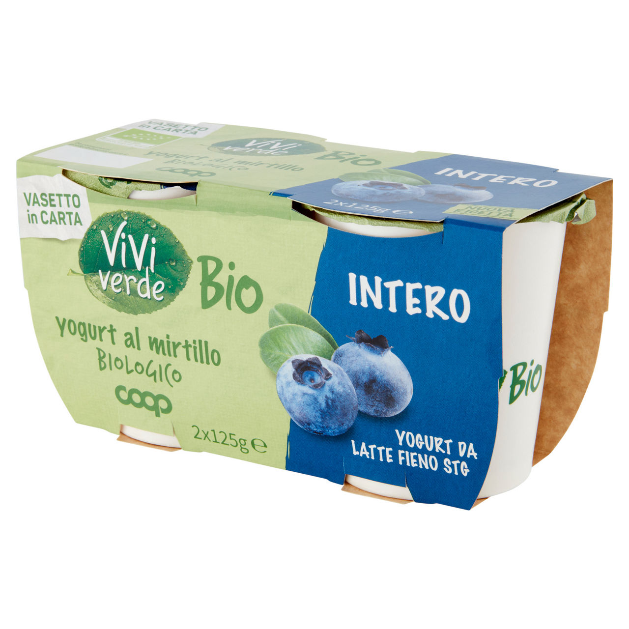 Yogurt al mirtillo bio intero 2 pz da 125 gr - Immagine 11