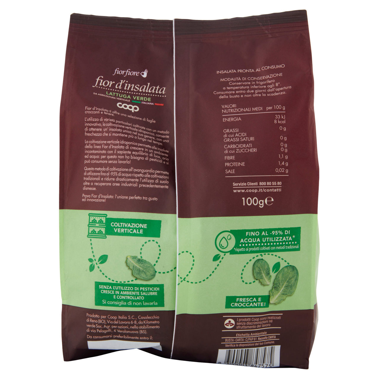 Insalata lattuga verde 100 gr - Immagine 11