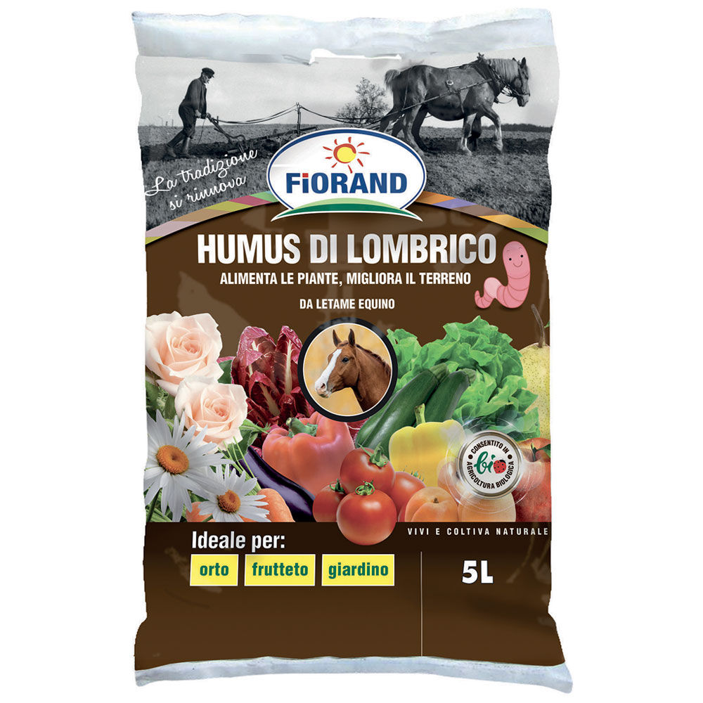 Humus di lombrico 5 lt - Immagine 01