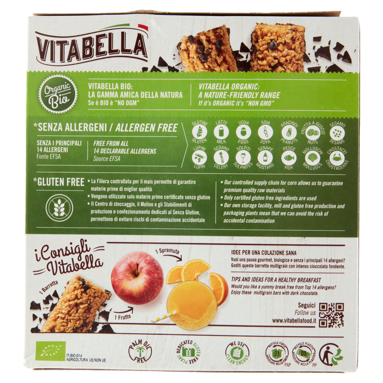 Barrette di cereali con cioccolato fondente bio 129 gr - Immagine 21