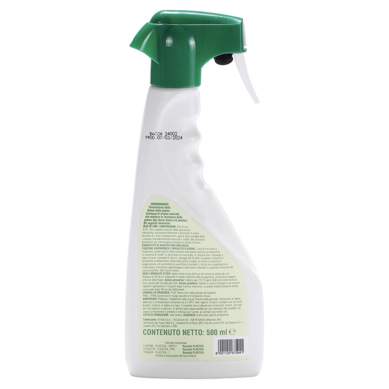 Corroborante spray olio di lino 500 ml - Immagine 11