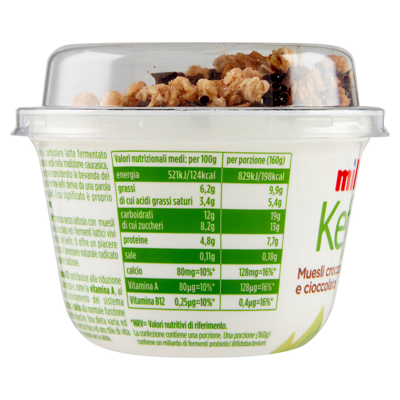 Kefir müsli croccante e cioccolato 160 gr - Immagine 11