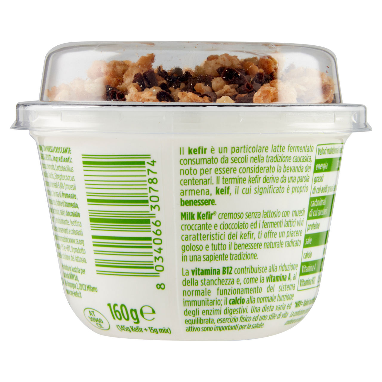 Kefir müsli croccante e cioccolato 160 gr - Immagine 21