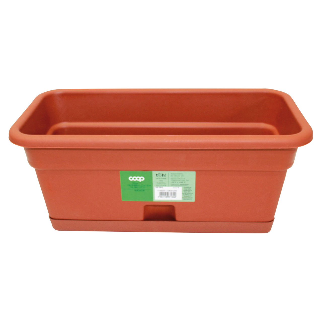 Cassetta con riserva colore cotto 40x20 cm 