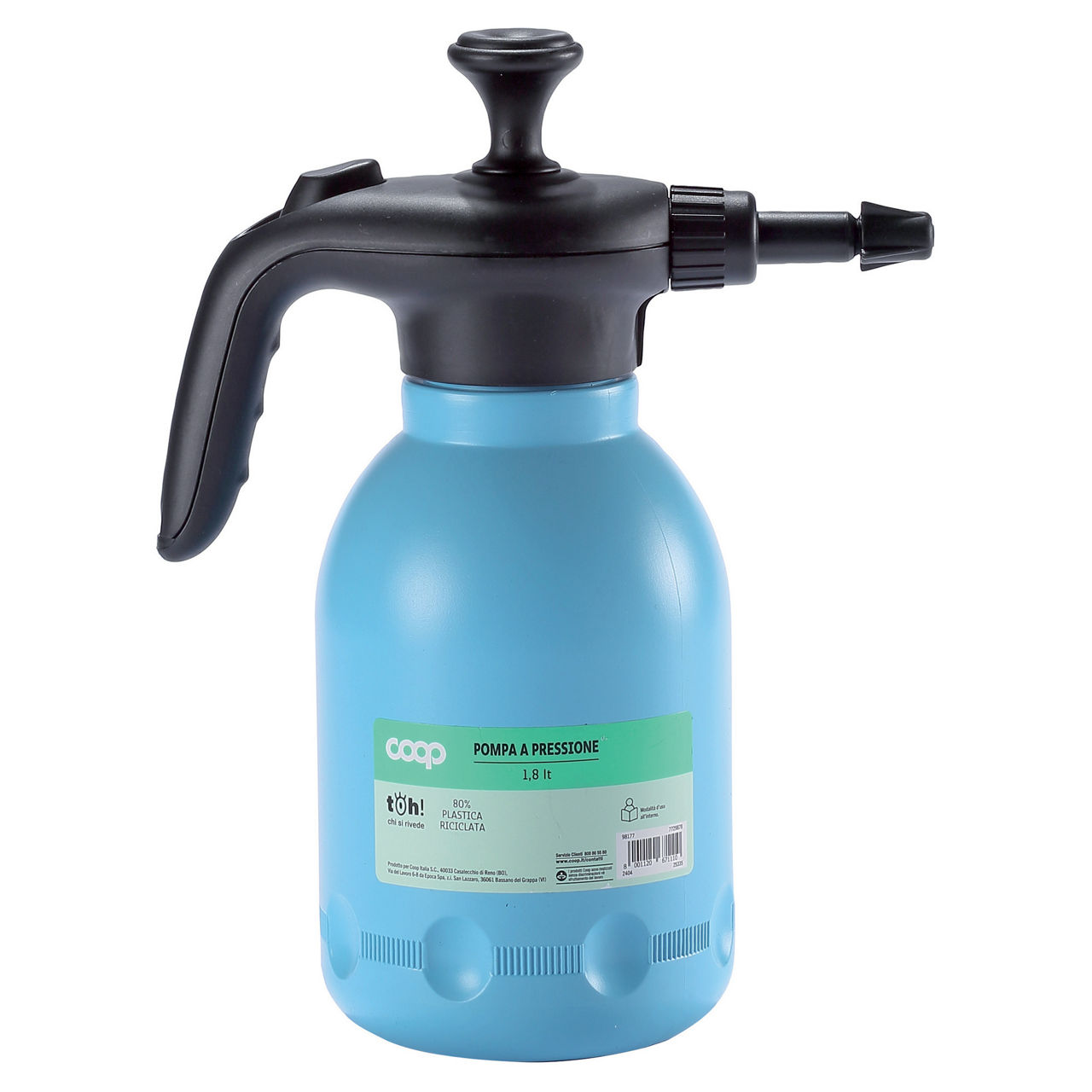 Pompa a pressione colore celeste 1,8 lt