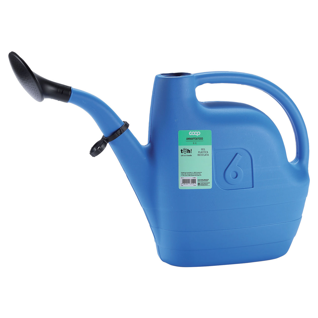Annaffiatoio color azzurro scuro 6 lt