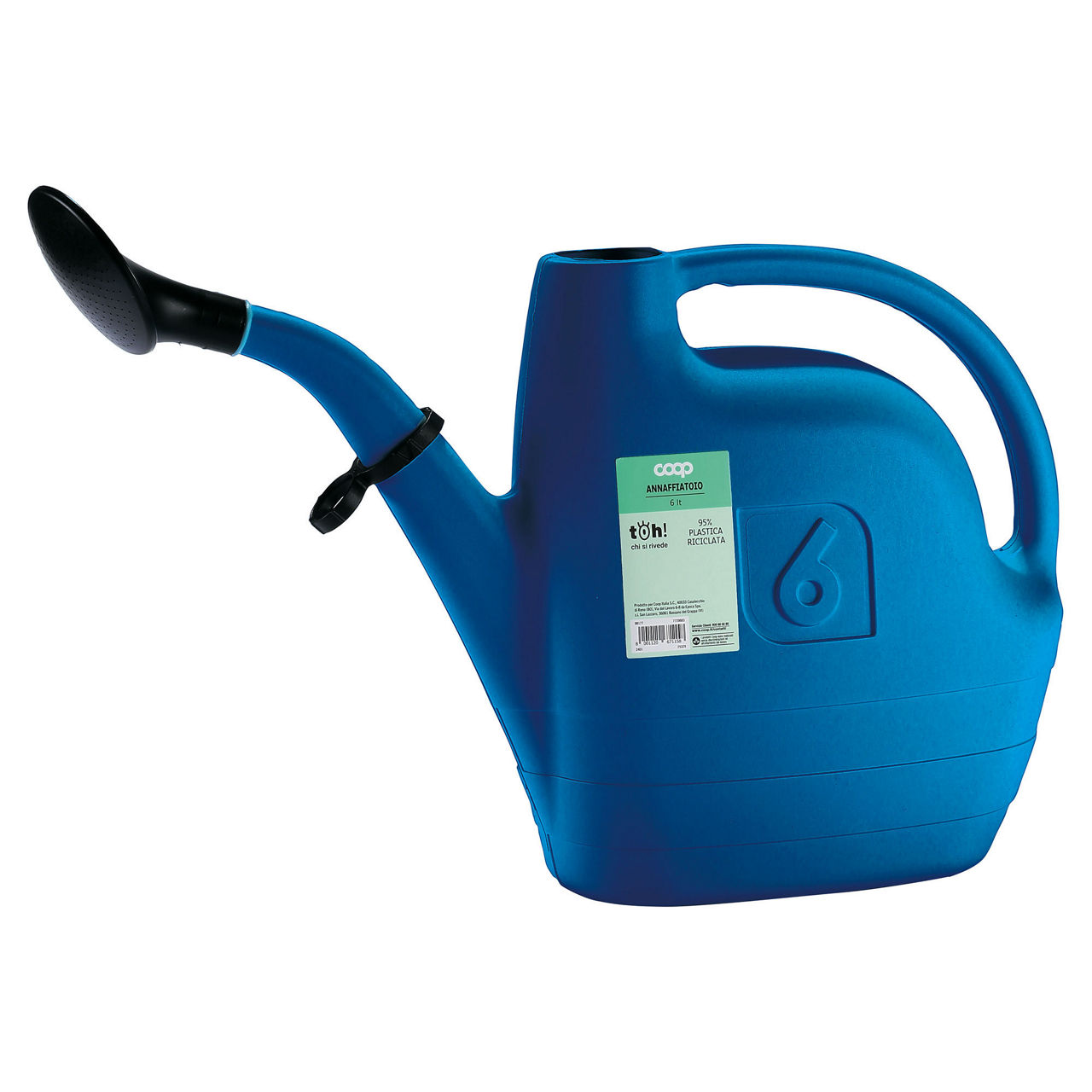 Annaffiatoio color azzurro scuro 6 lt