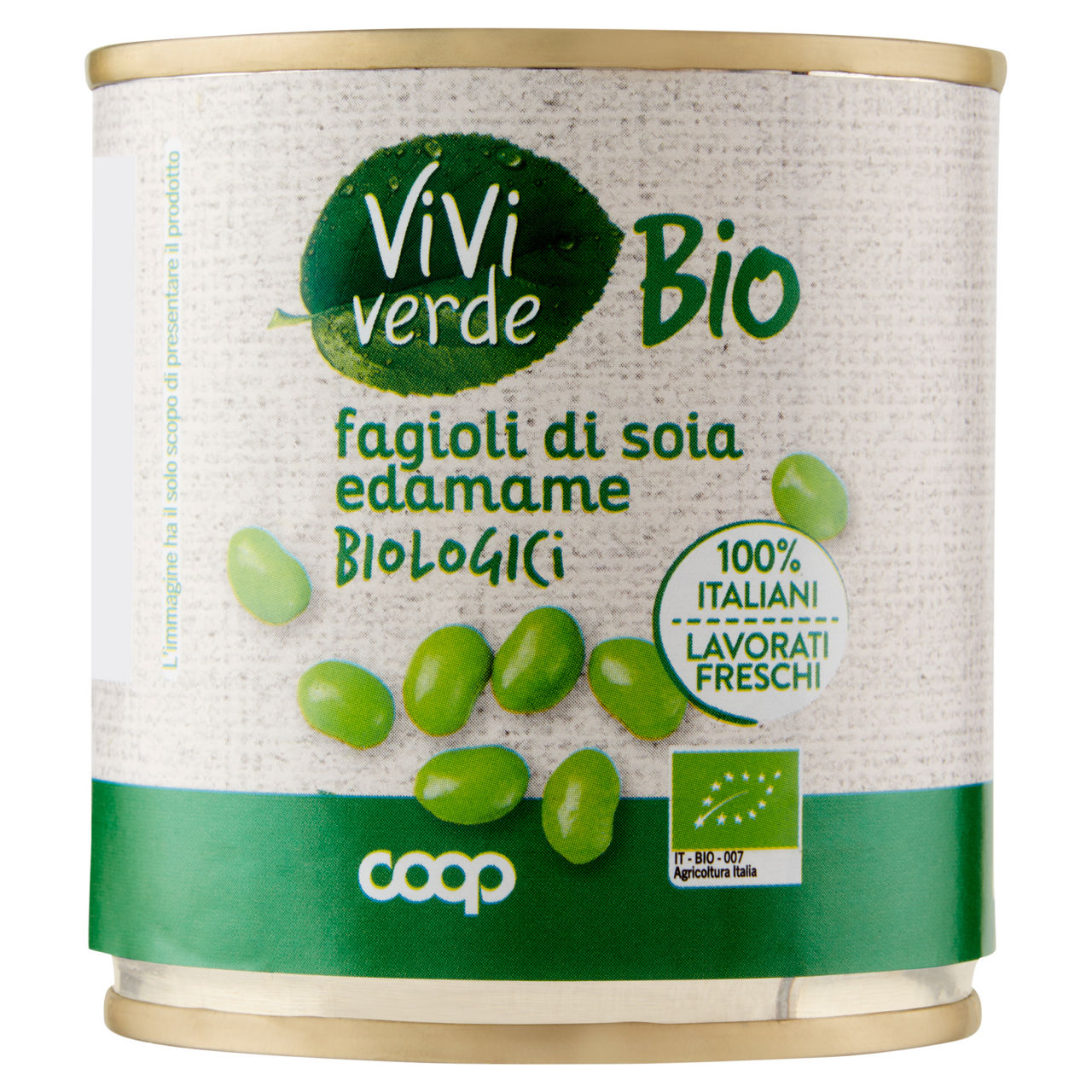 Soia edamame vivi verde bio coop g 200 sgocciolato g130 - Immagine 01