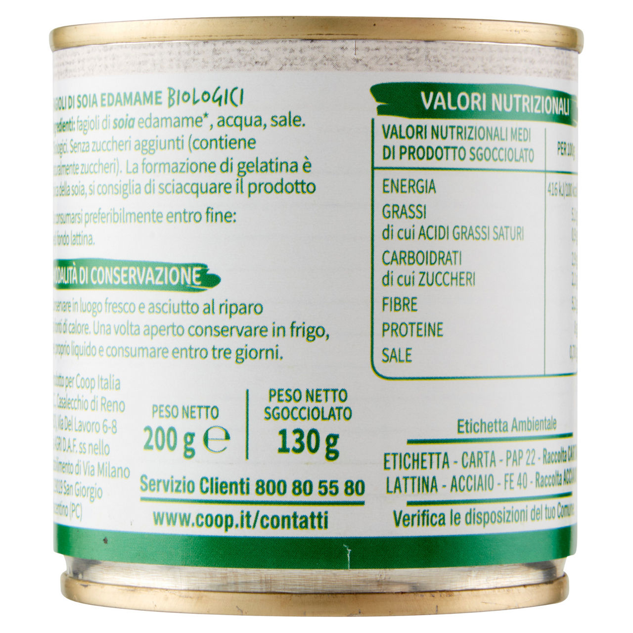 Soia edamame vivi verde bio coop g 200 sgocciolato g130 - Immagine 31