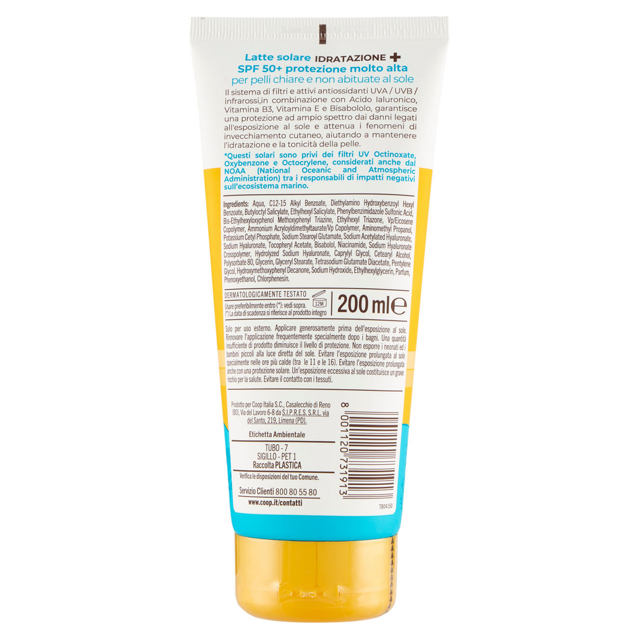 Latte solare Idratazione+ SPF 50+ ml 200 - Immagine 11