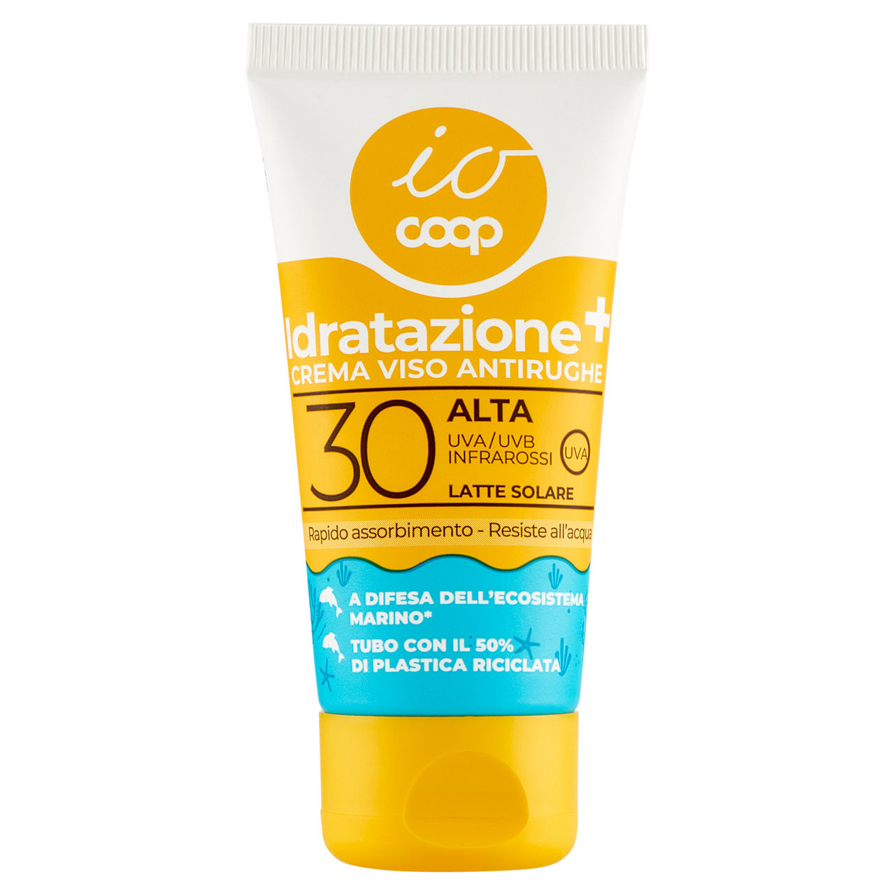 Crema solare viso idratazione+ fp30 coop io ml 50