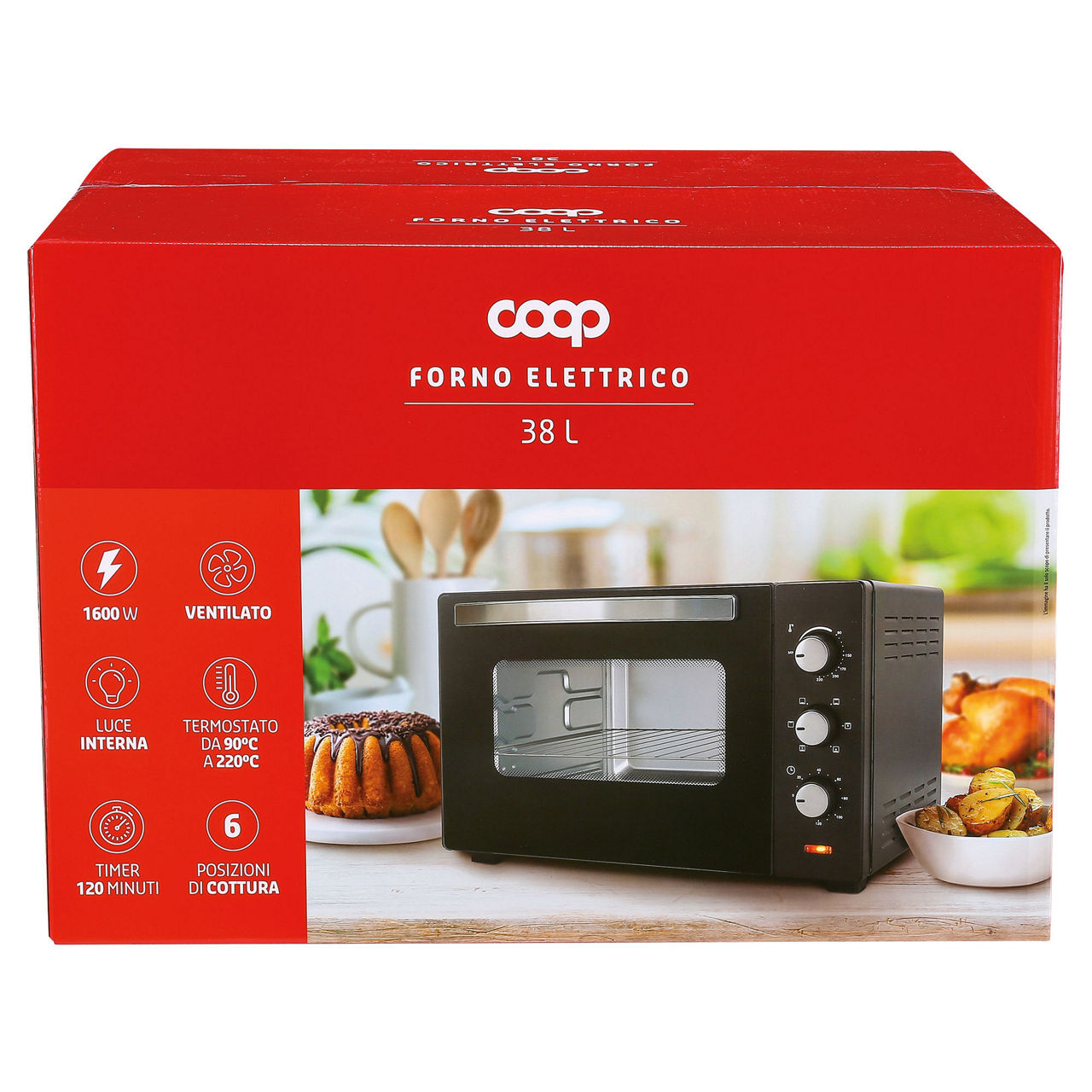 Forno elettrico ventilato 38 lt - Immagine 11