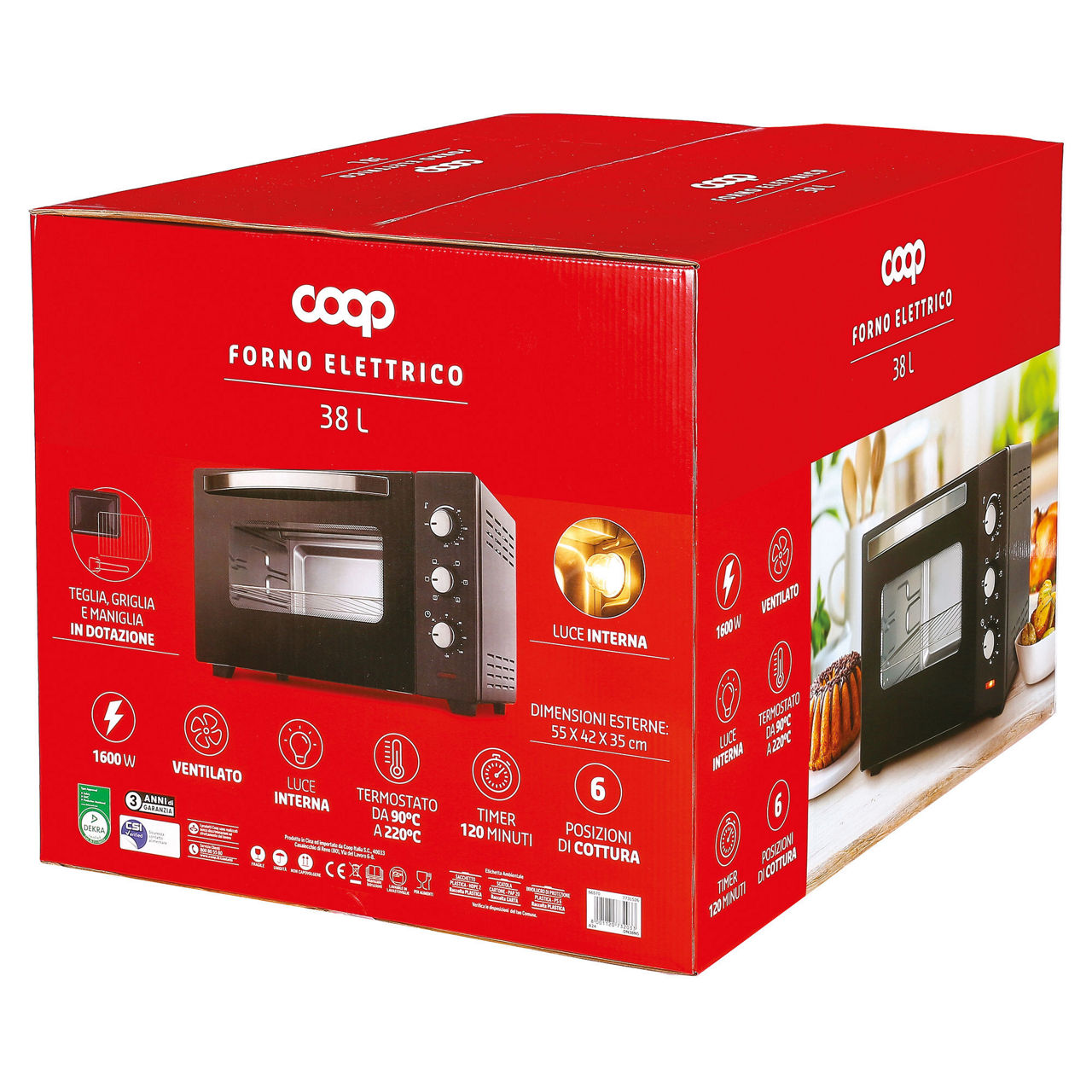 Forno elettrico ventilato 38 lt - Immagine 31