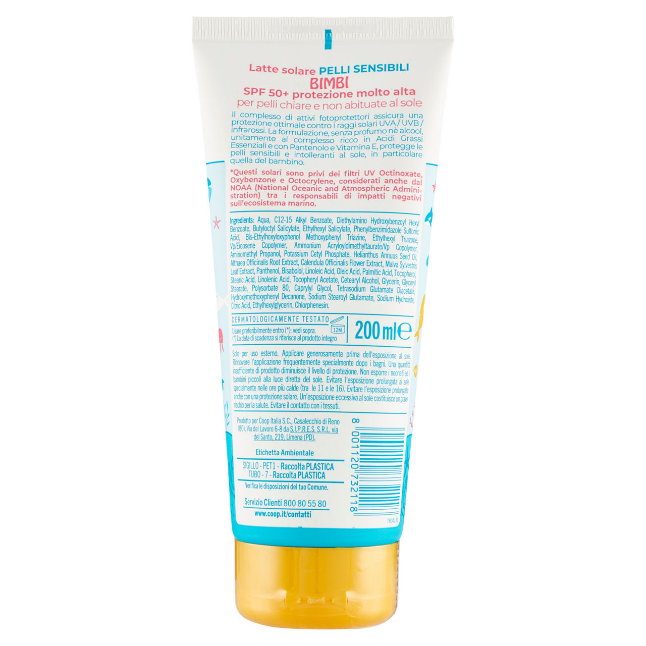 Latte solare bambini pelli sensibili fp50+ coop io ml 200 - Immagine 31