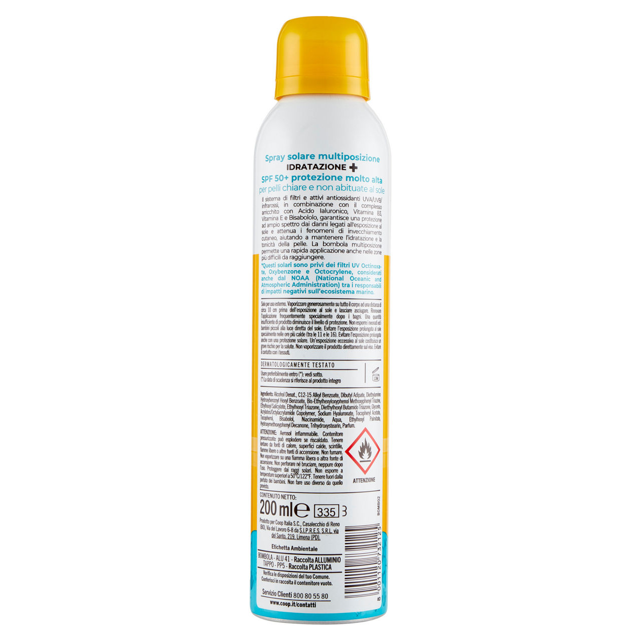 Spray solare idratazione+ fp50+ coop io ml 200 - Immagine 11