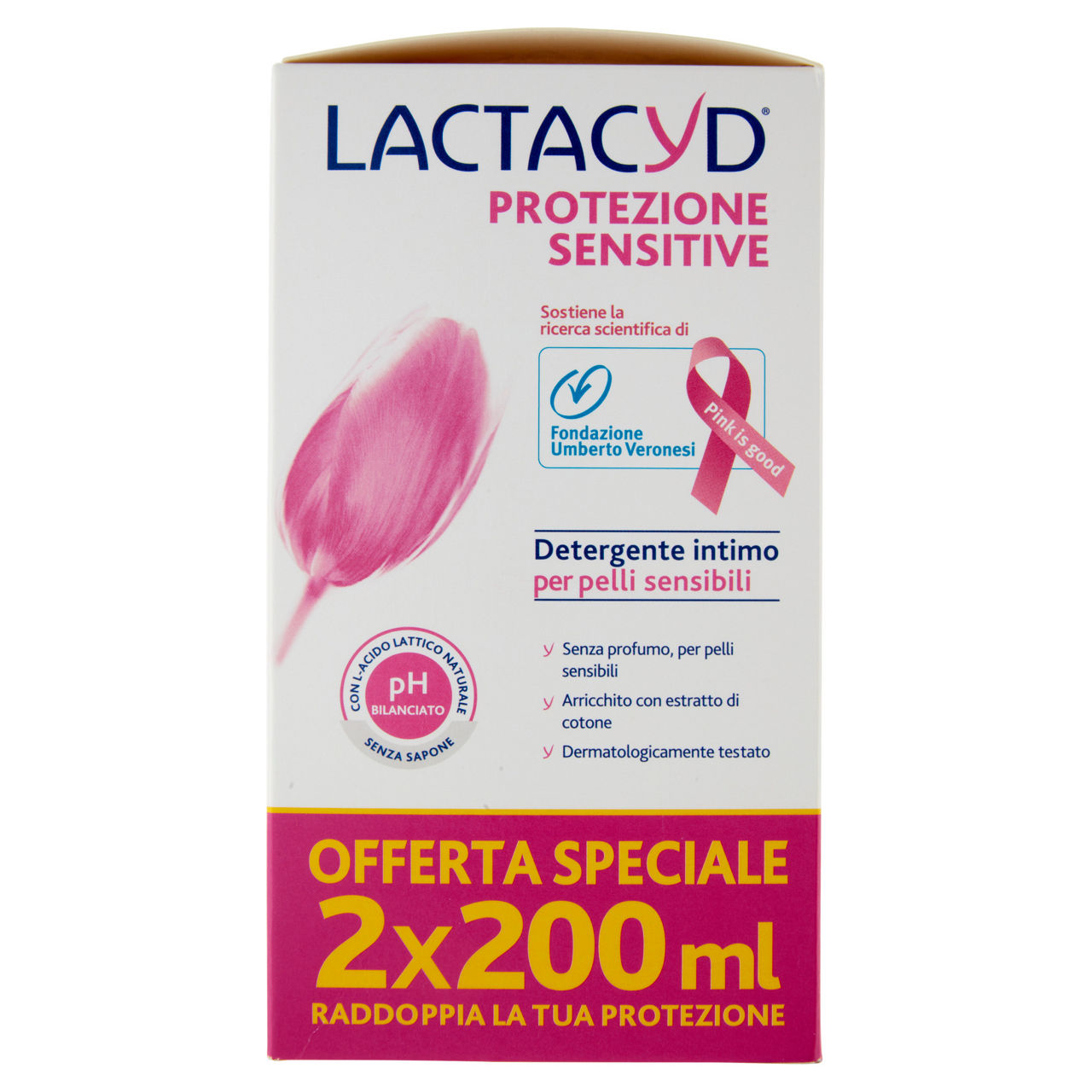 Detergente intimo per pelli sensibili protezione Sensitive 2 pz x 200 ml - Immagine 31