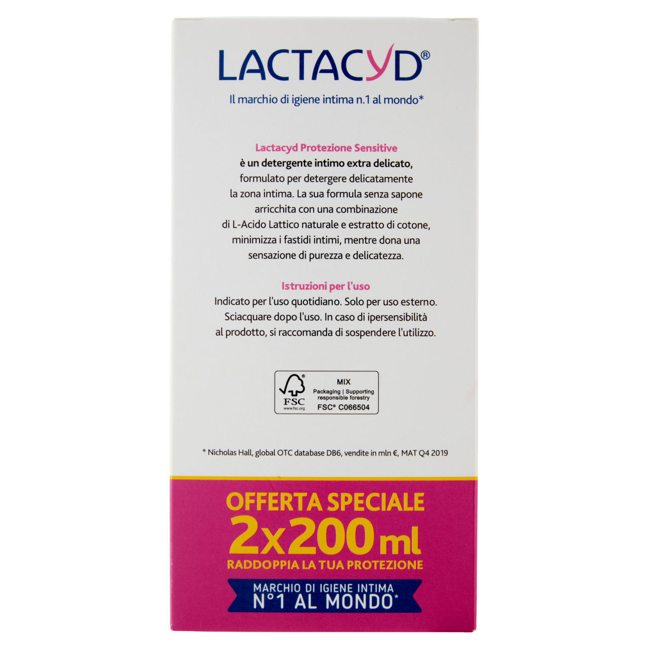 Detergente intimo per pelli sensibili protezione Sensitive 2 pz x 200 ml - Immagine 11