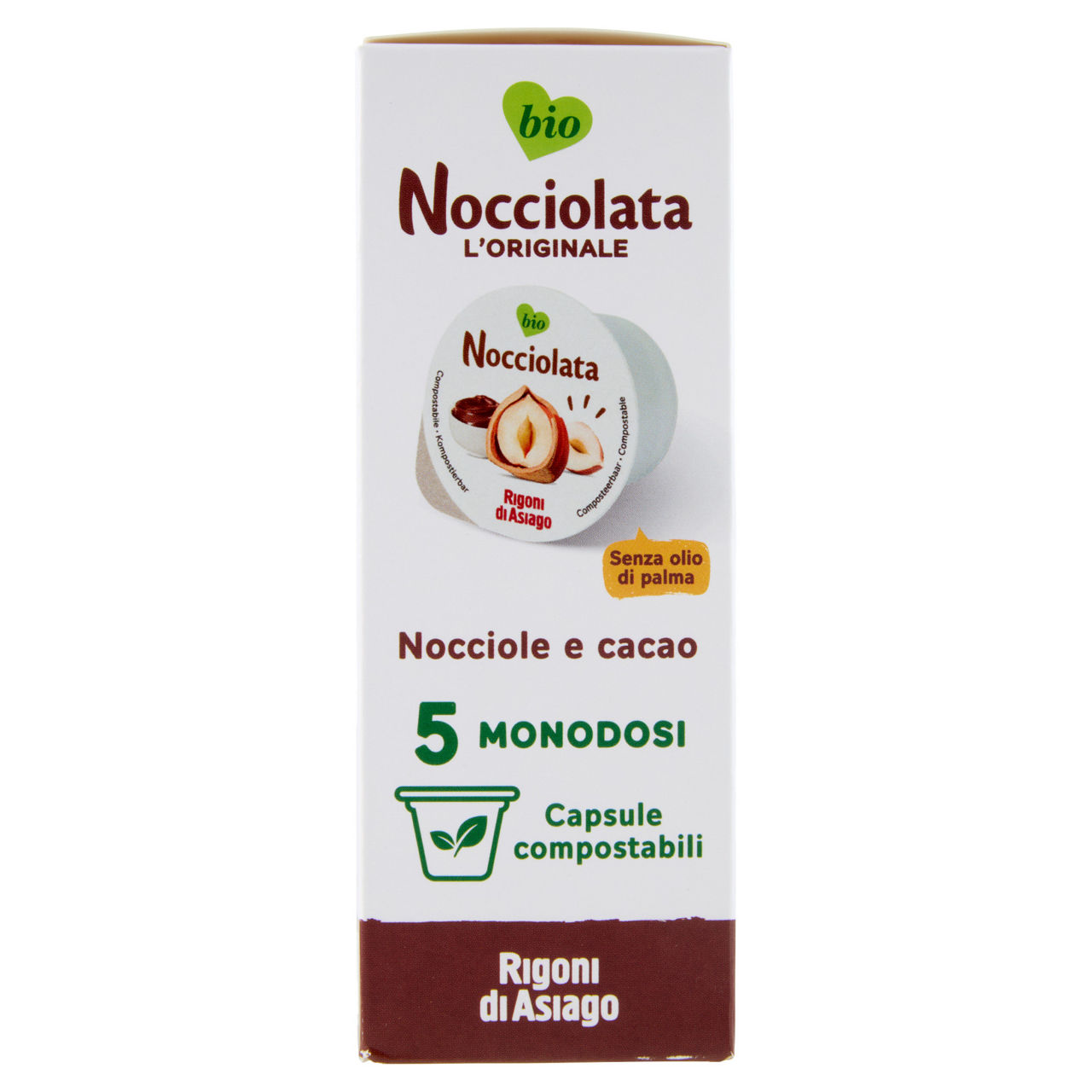 Crema spalmabile bio Nocciolata 5 capsule compostabili x 20 gr - Immagine 21