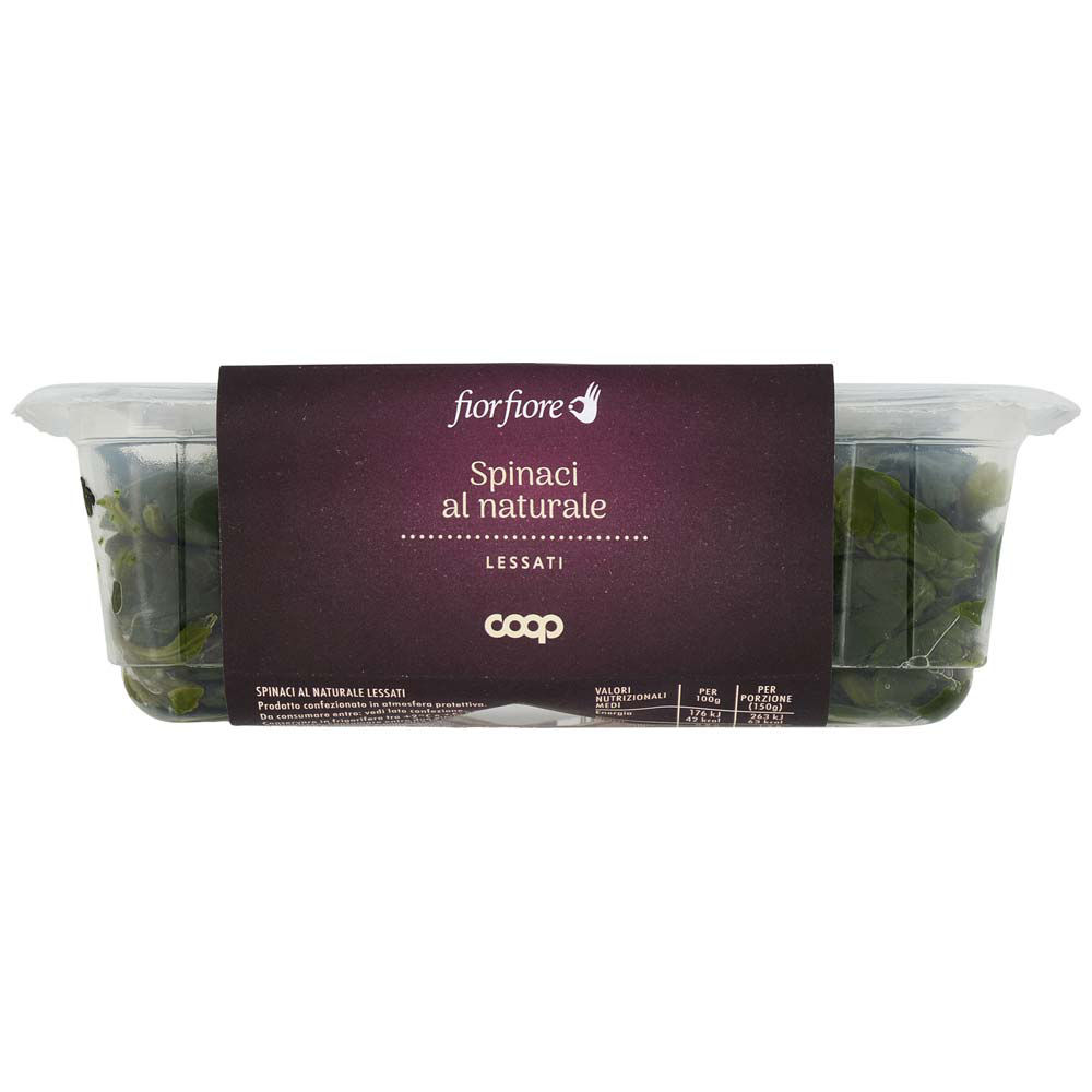 Spinaci al naturale cotti al vapore 2 pz 150 gr - Immagine 51