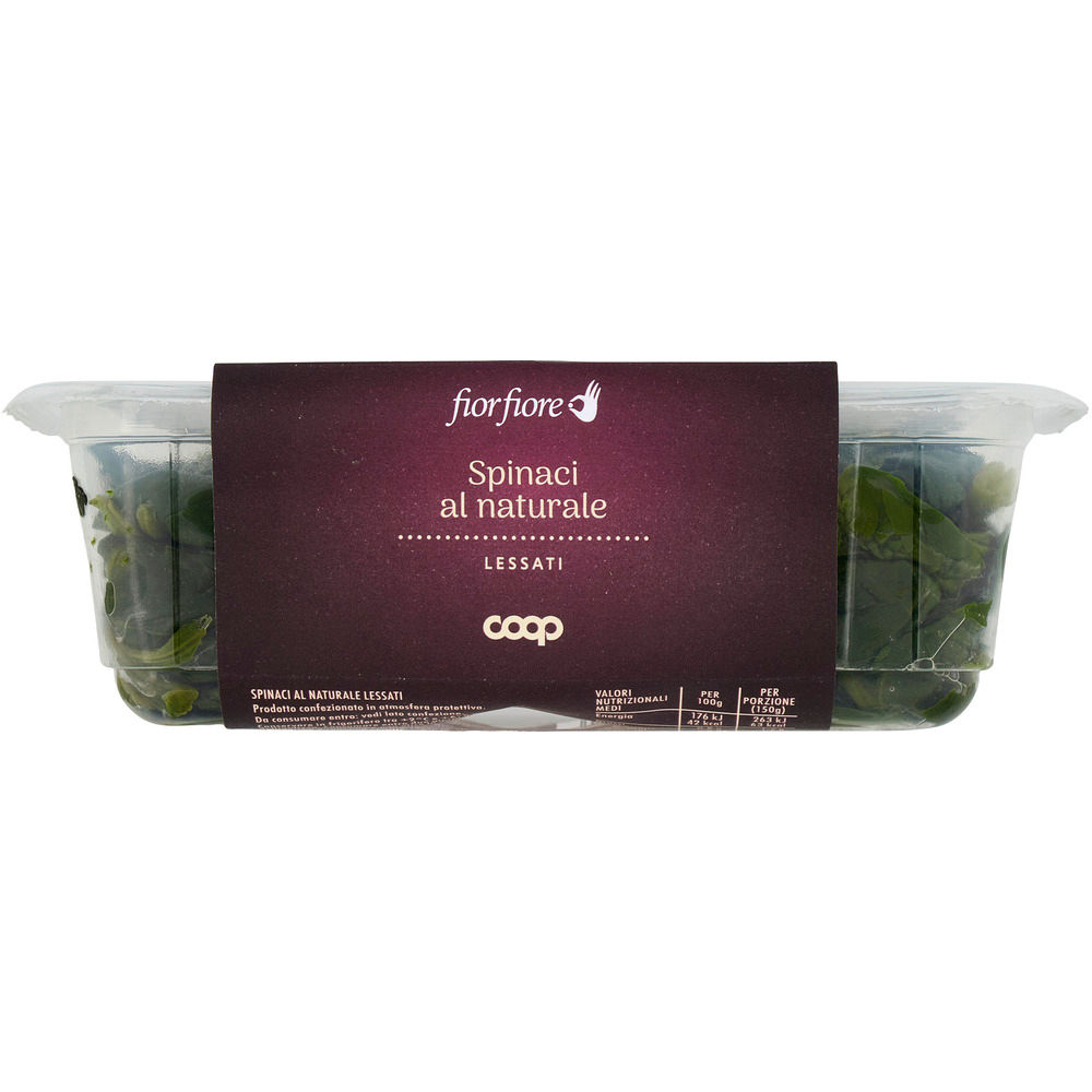 Spinaci al naturale cotti al vapore 2 pz 150 gr - Immagine 101