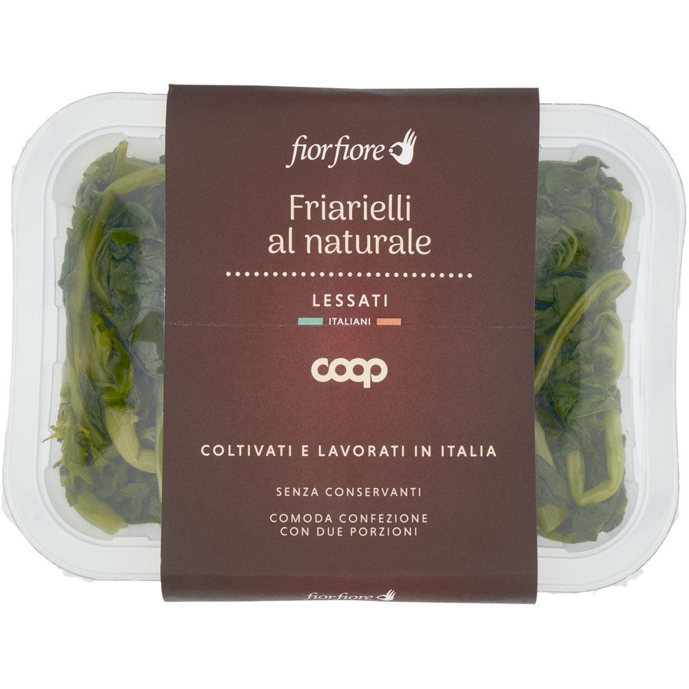 Friarielli al naturale lessati 2 pz 150 gr