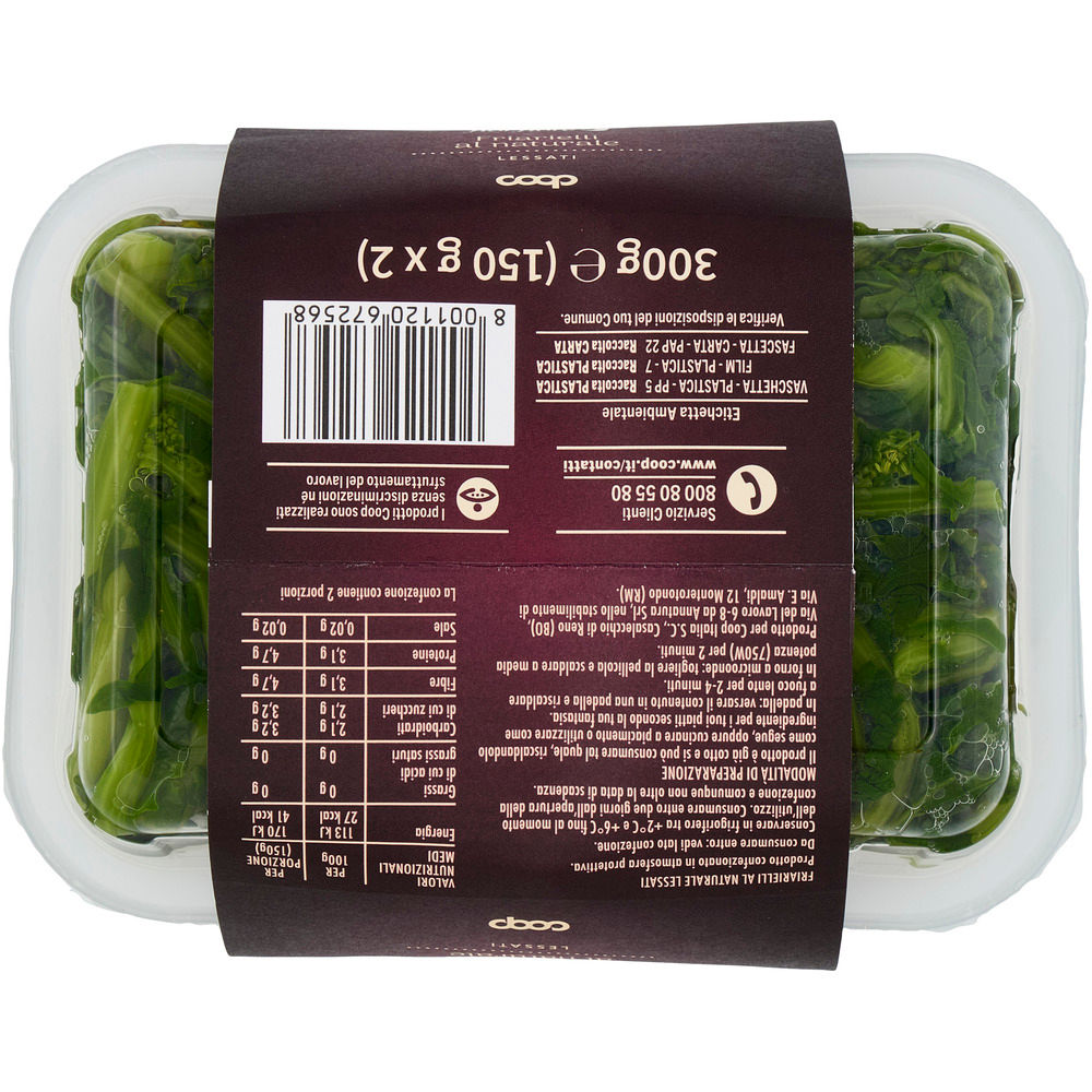Friarielli al naturale lessati 2 pz 150 gr - Immagine 71