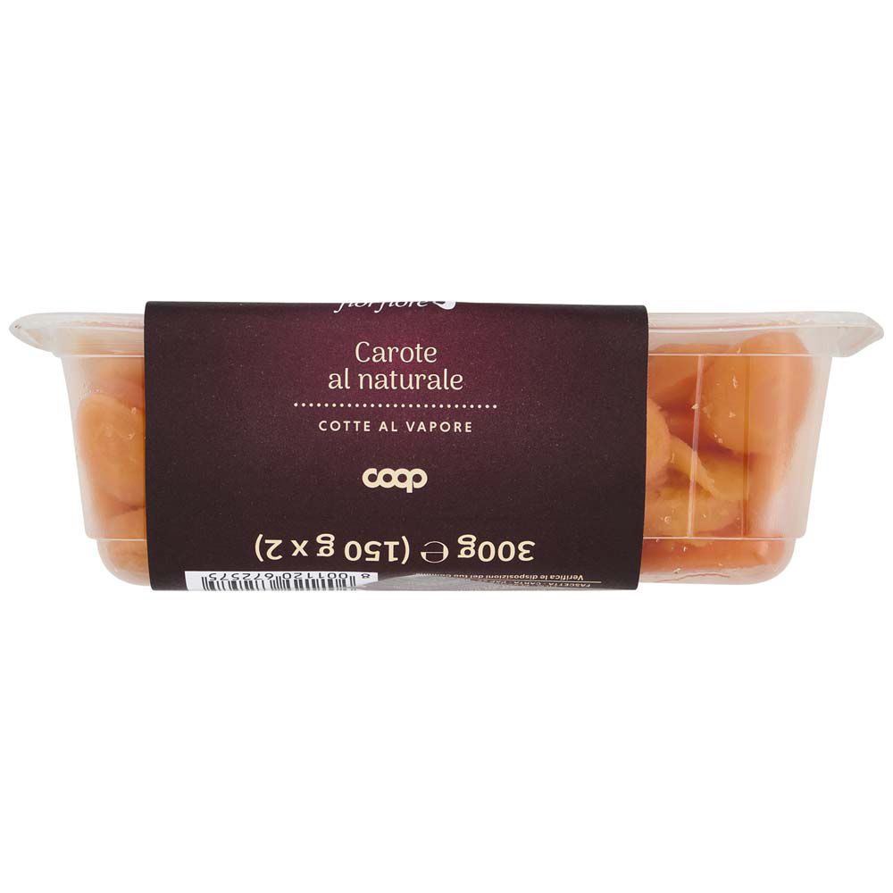 Carote al naturale cotte al vapore 2 pz 150 gr - Immagine 41