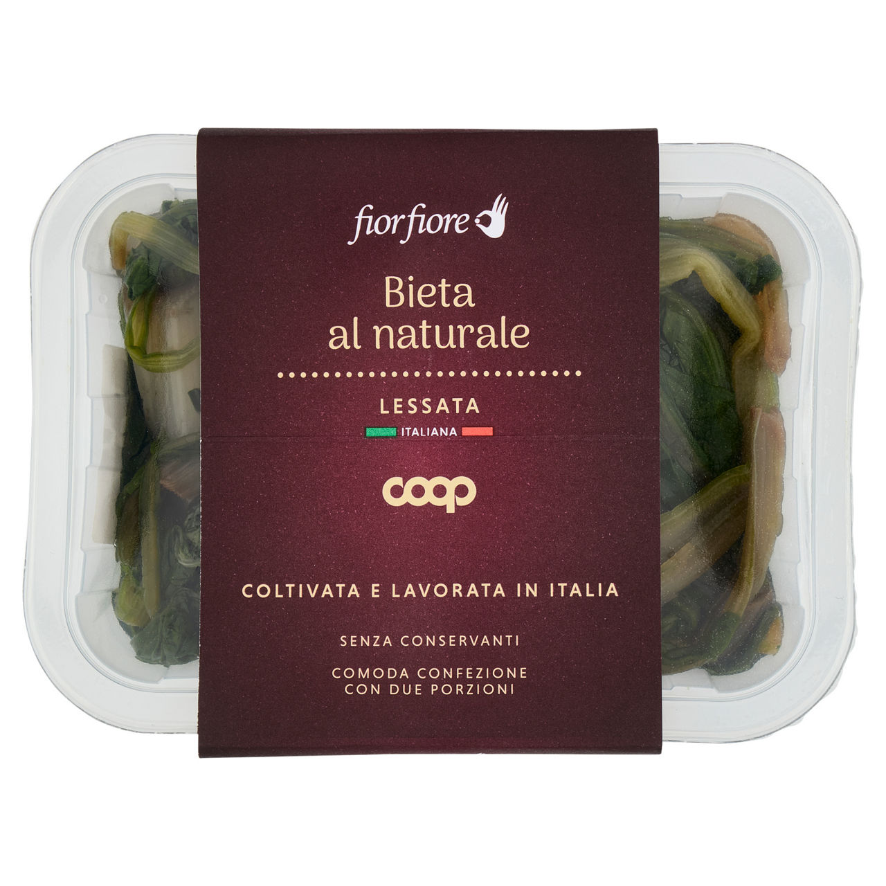 Bieta al naturale lessata 2 pz 150 gr - Immagine 01