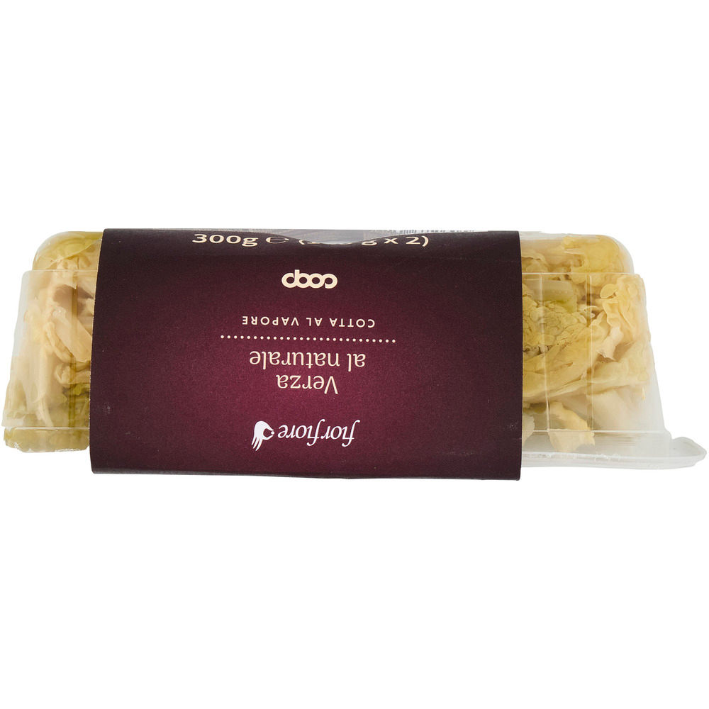 Verza al naturale cotta al vapore 2 pz 150 gr - Immagine 91