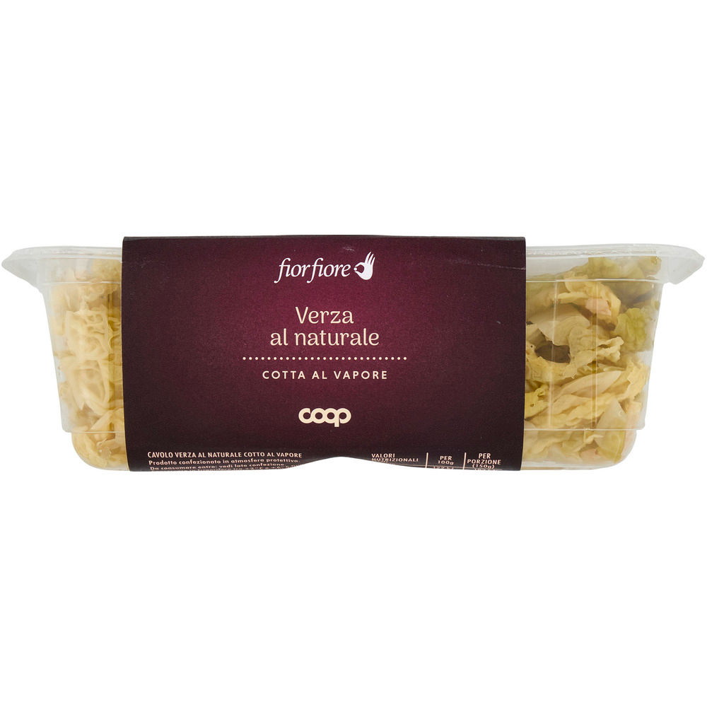 Verza al naturale cotta al vapore 2 pz 150 gr - Immagine 101