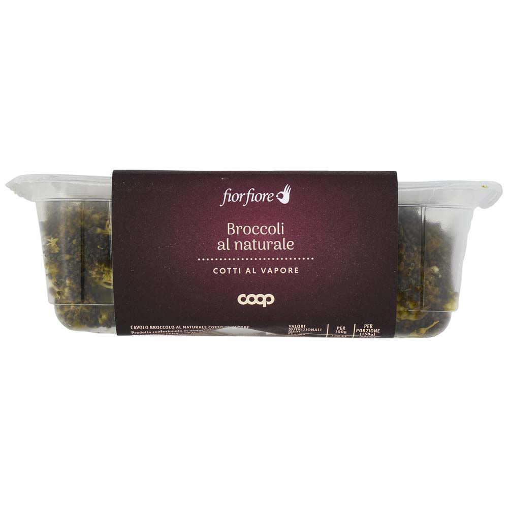 Broccoli al naturale cotti al vapore 2 pz 150 gr - Immagine 51