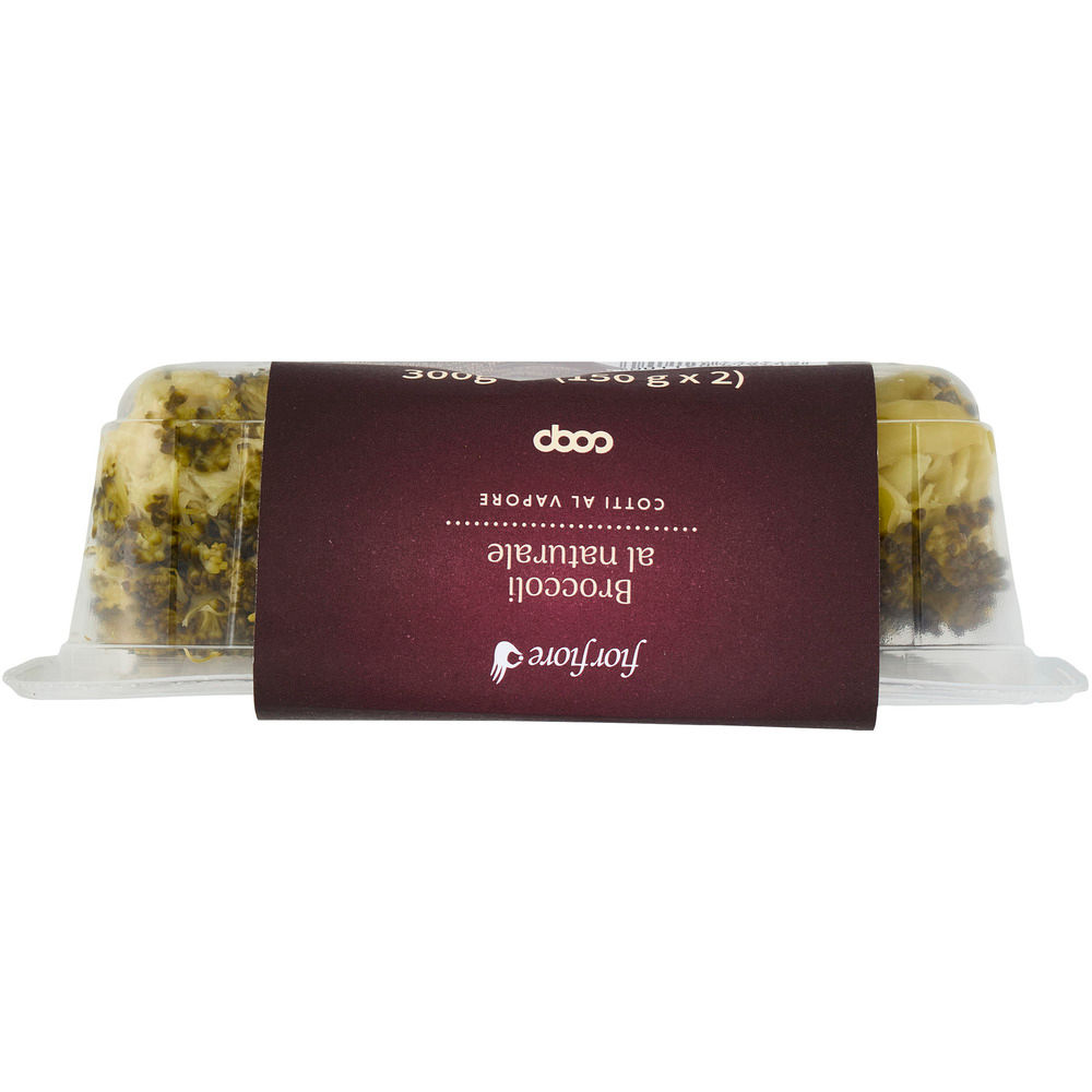 Broccoli al naturale cotti al vapore 2 pz 150 gr - Immagine 91