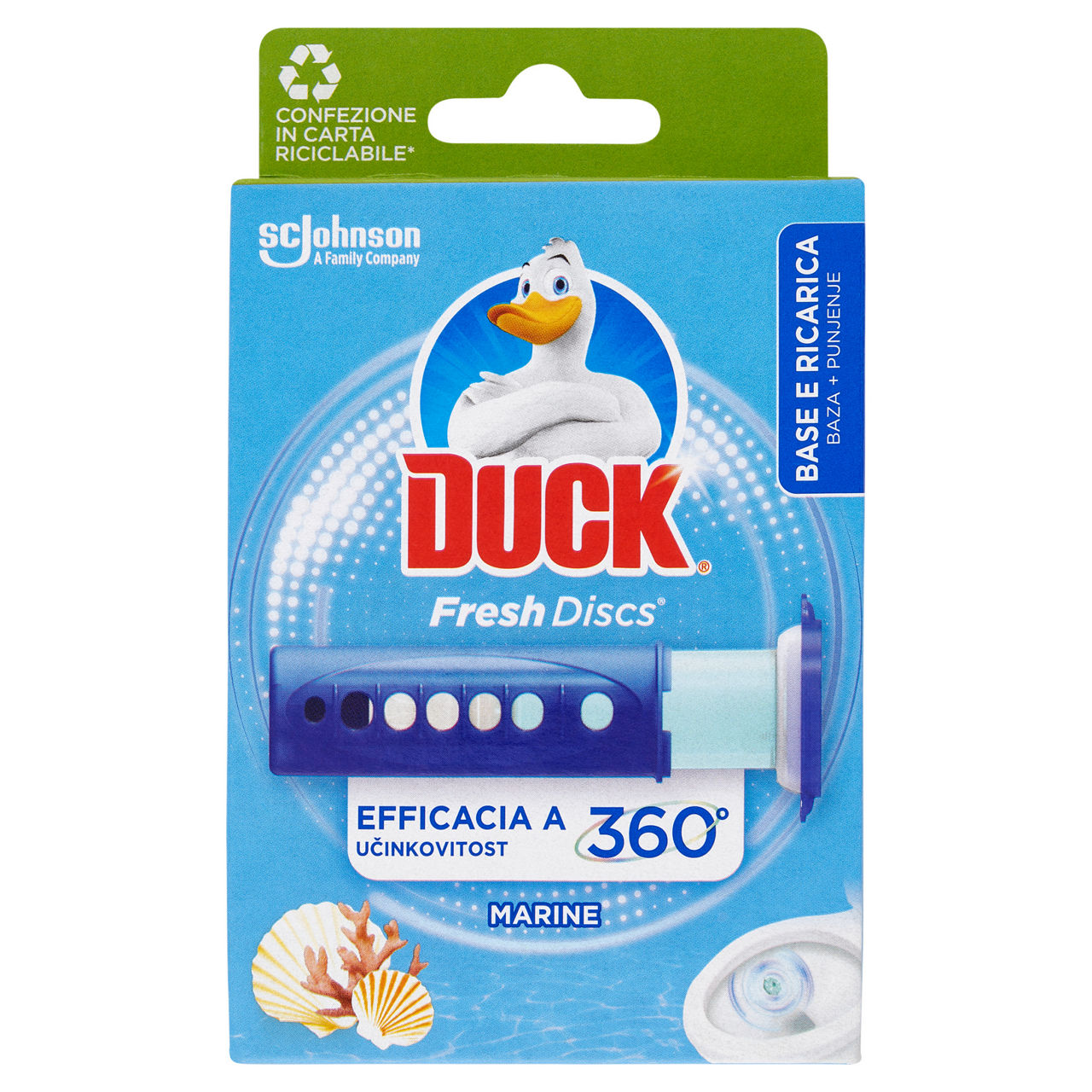 Detergente gel per wc fresh discs marine e lime  - Immagine 01