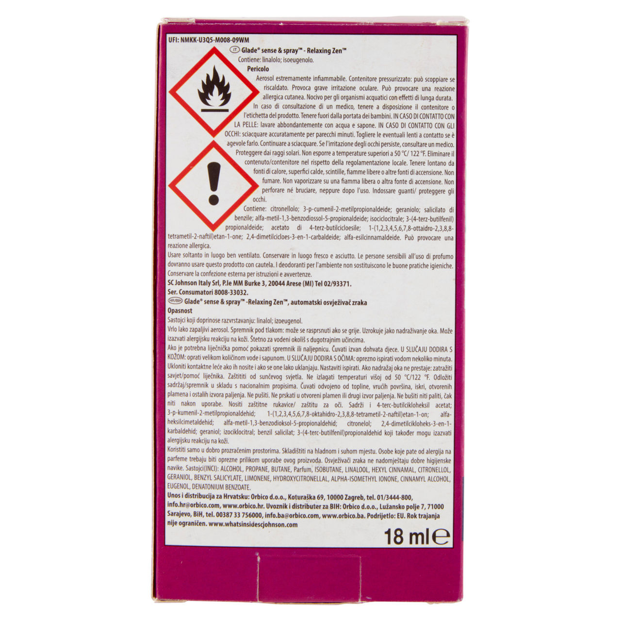 Deodorante per ambienti Sense & Spray base + ricarica Relaxing Zen 18 ml - Immagine 11
