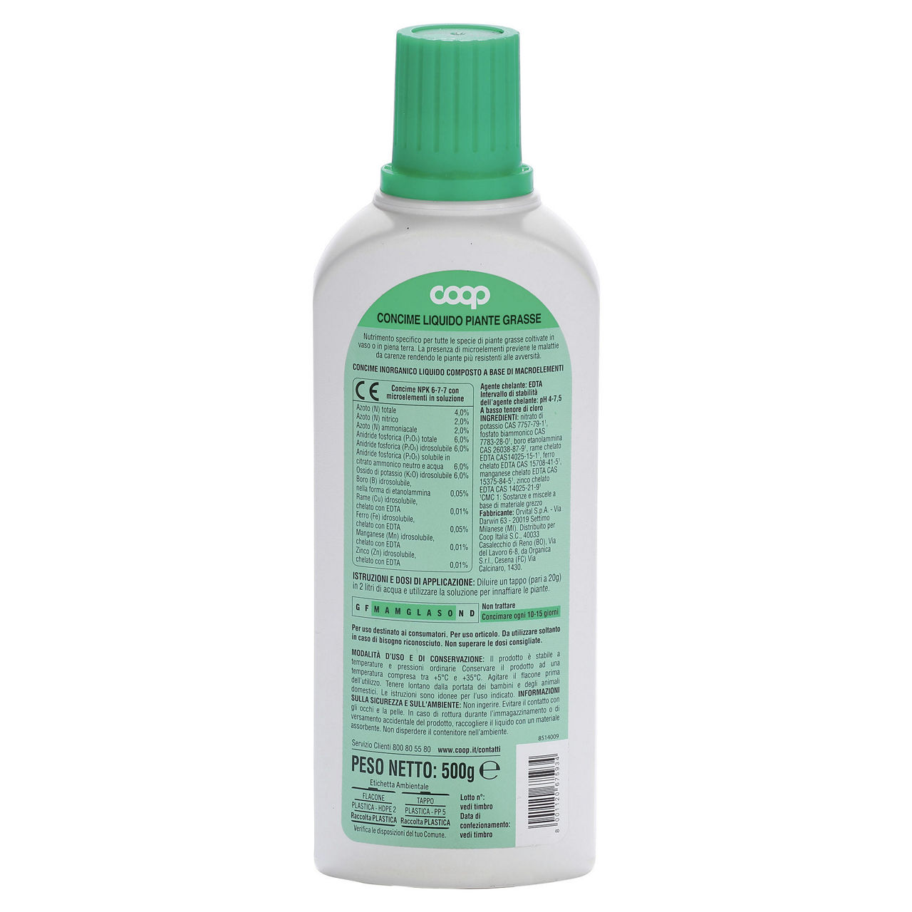 Concime liquido piante grasse e bonsai 500 gr - Immagine 11