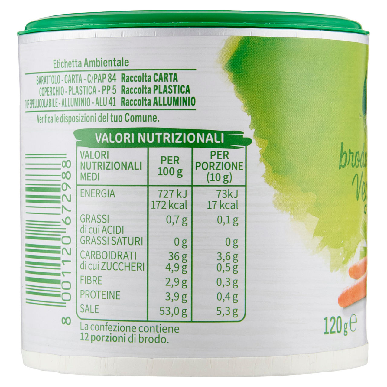 Brodo granulare vegetale bio 120 gr - Immagine 21