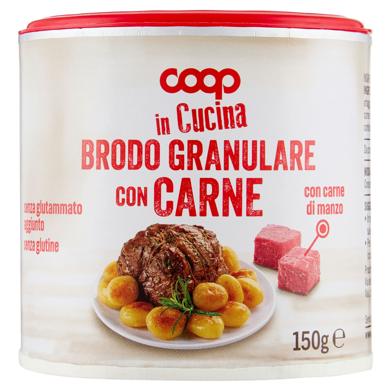 Brodo granulare di carne 150 gr