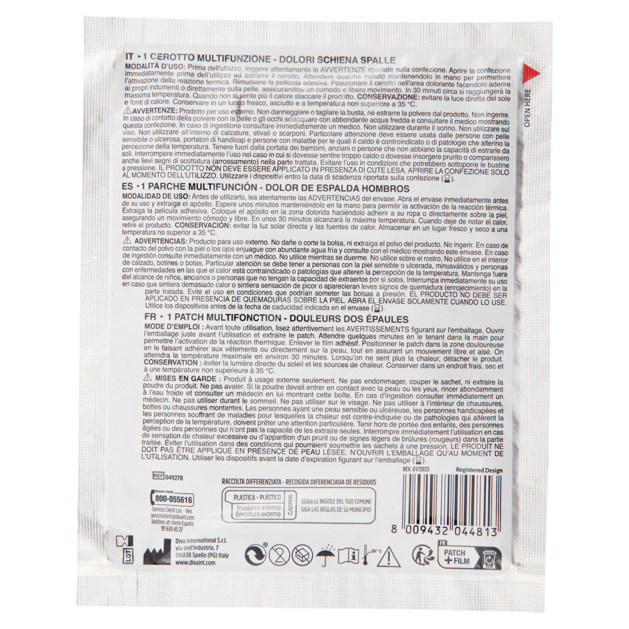 Cerotto thermotherapy dolori schiena spalle monodose pz.1 - Immagine 51