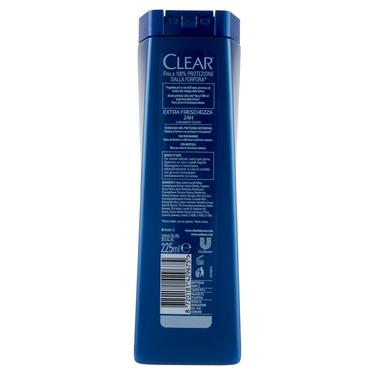 Shampoo antiforfora uomo extra freschezza 225 ml - Immagine 11