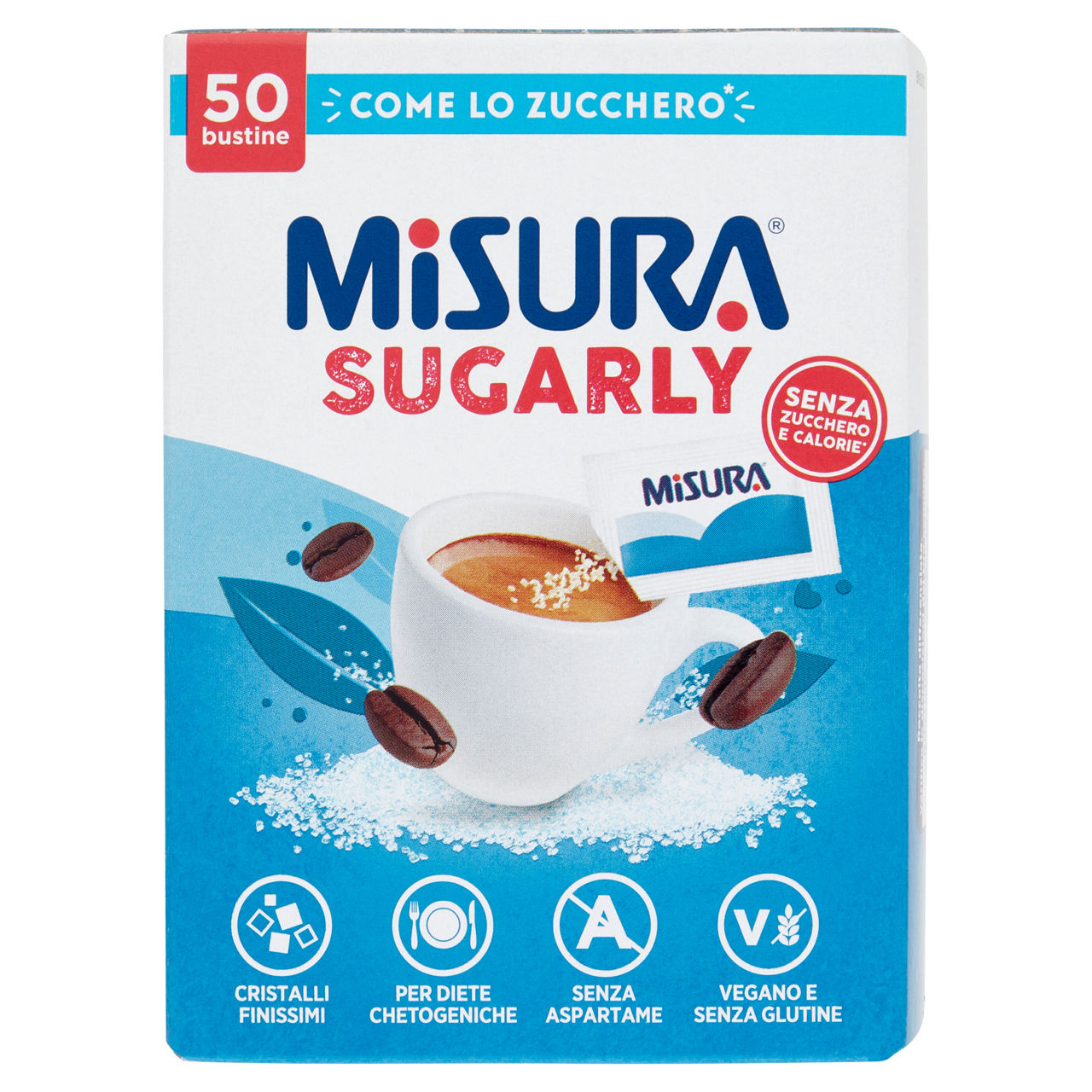Dolcificante misura sugarly 50 bustine g 50 - Immagine 01