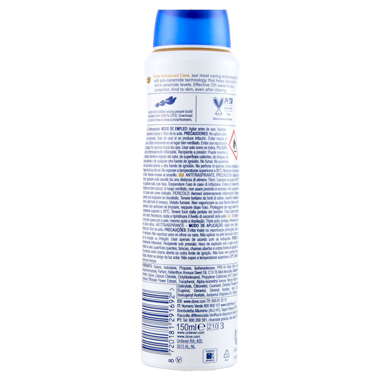 Deodorante spray advanced care original 150 ml - Immagine 11