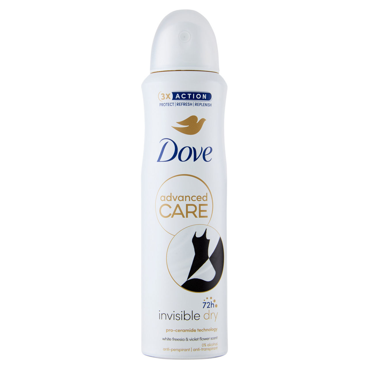 Deodorante spray advanced care invisible dry 150 ml - Immagine 01
