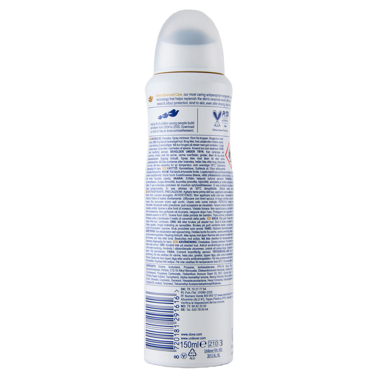 Deodorante spray advanced care invisible dry 150 ml - Immagine 31