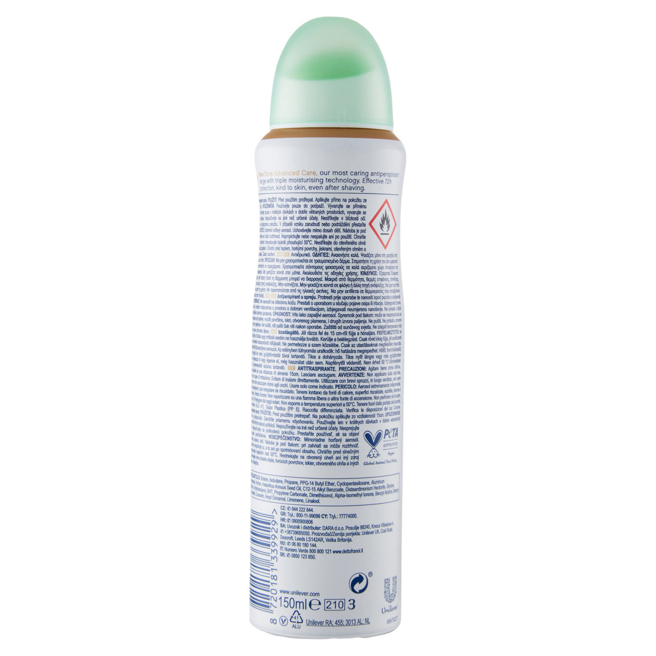 Deodorante spray advanced care go fresh cucumber 150 ml - Immagine 31