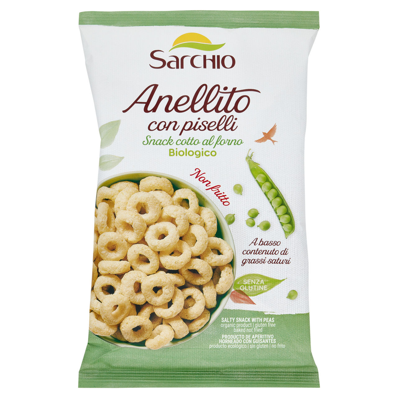 Anellito con piselli bio 45 gr - Immagine 01