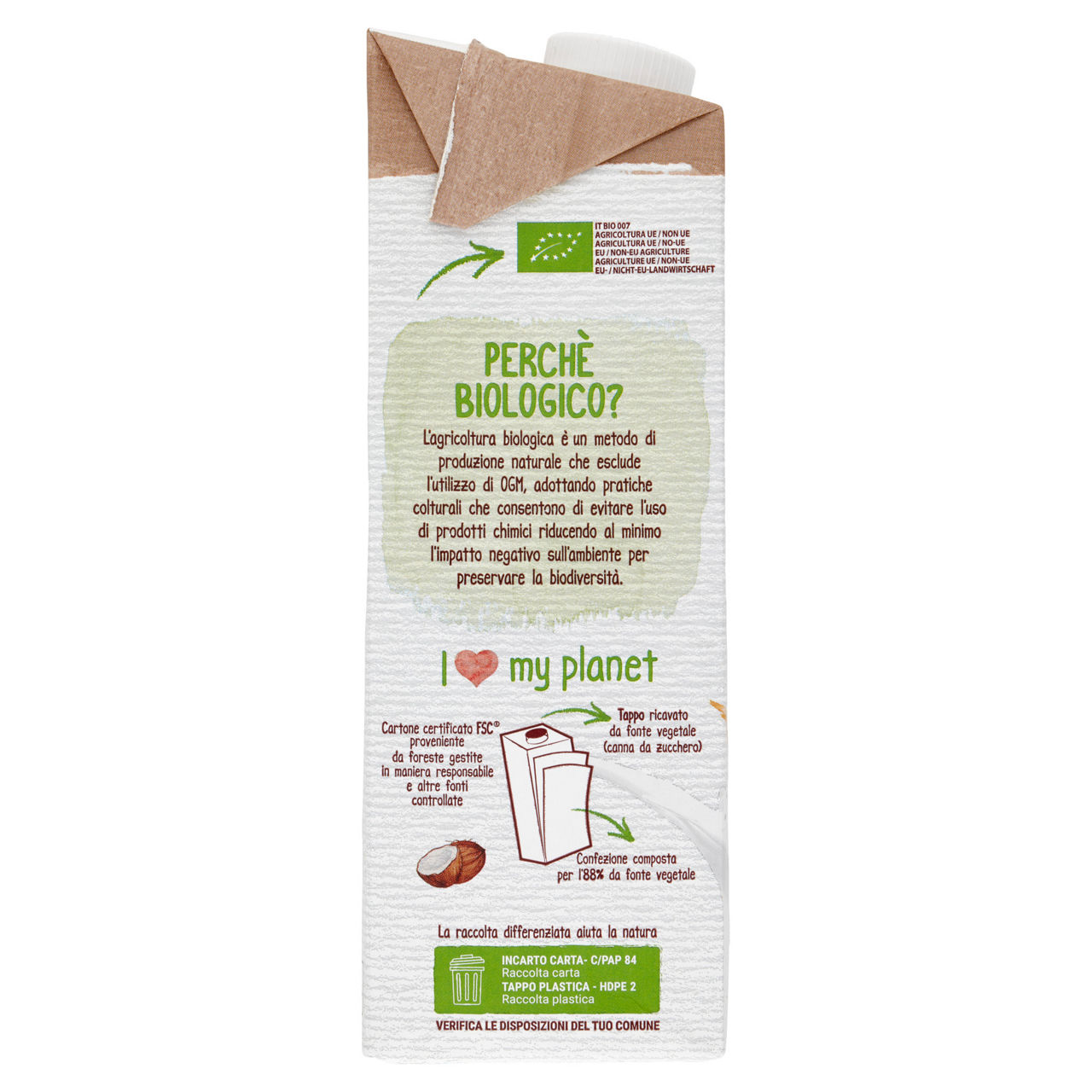 Bevanda d'avena e cocco bio senza zuccheri aggiunti 1 lt - Immagine 21
